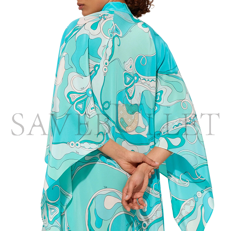 PUCCI ORCHIDEE PRINT LONG KAFTAN 5URL365U733019